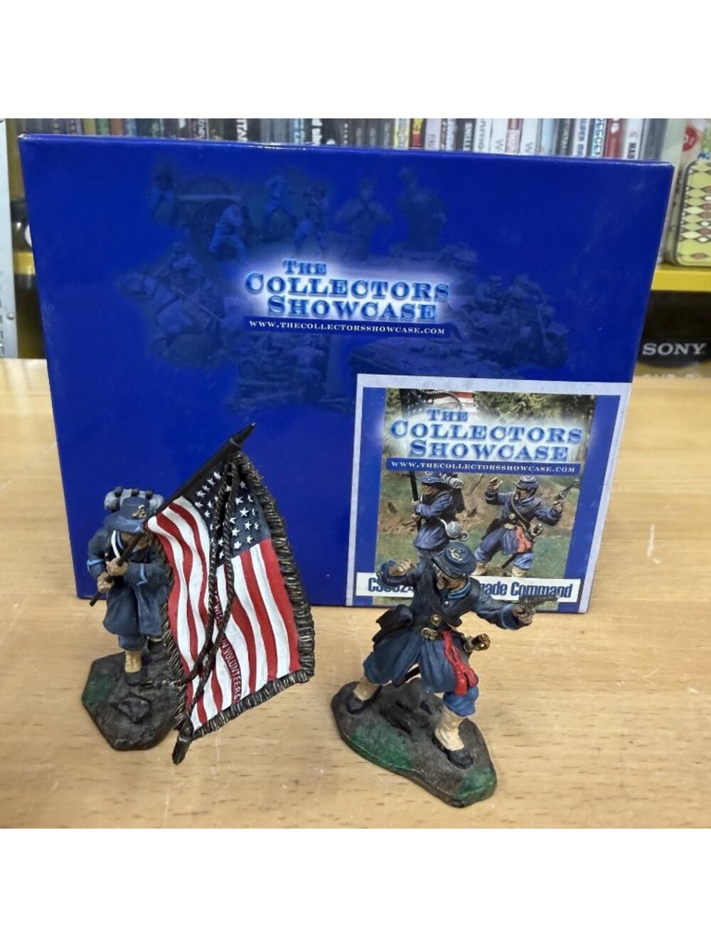 Collectors Showcase CS00249 Iron Brigade Command Civil War 54mm 2pc Boxed